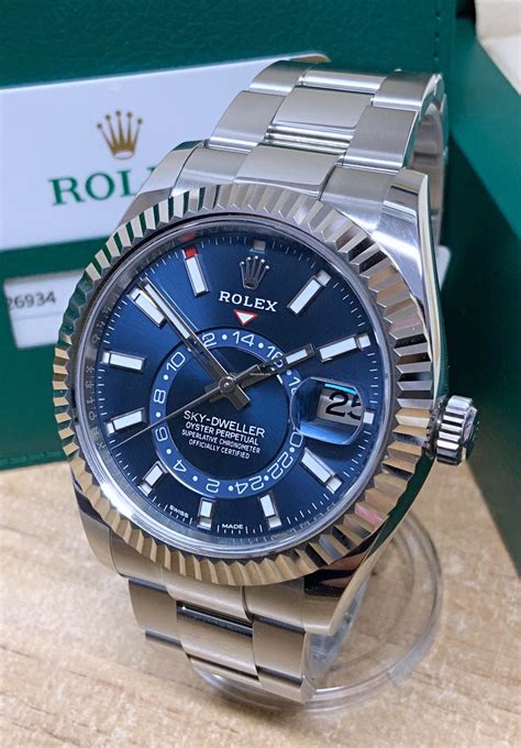 2018 rolex sky dweller|rolex sky dweller blue 2022.